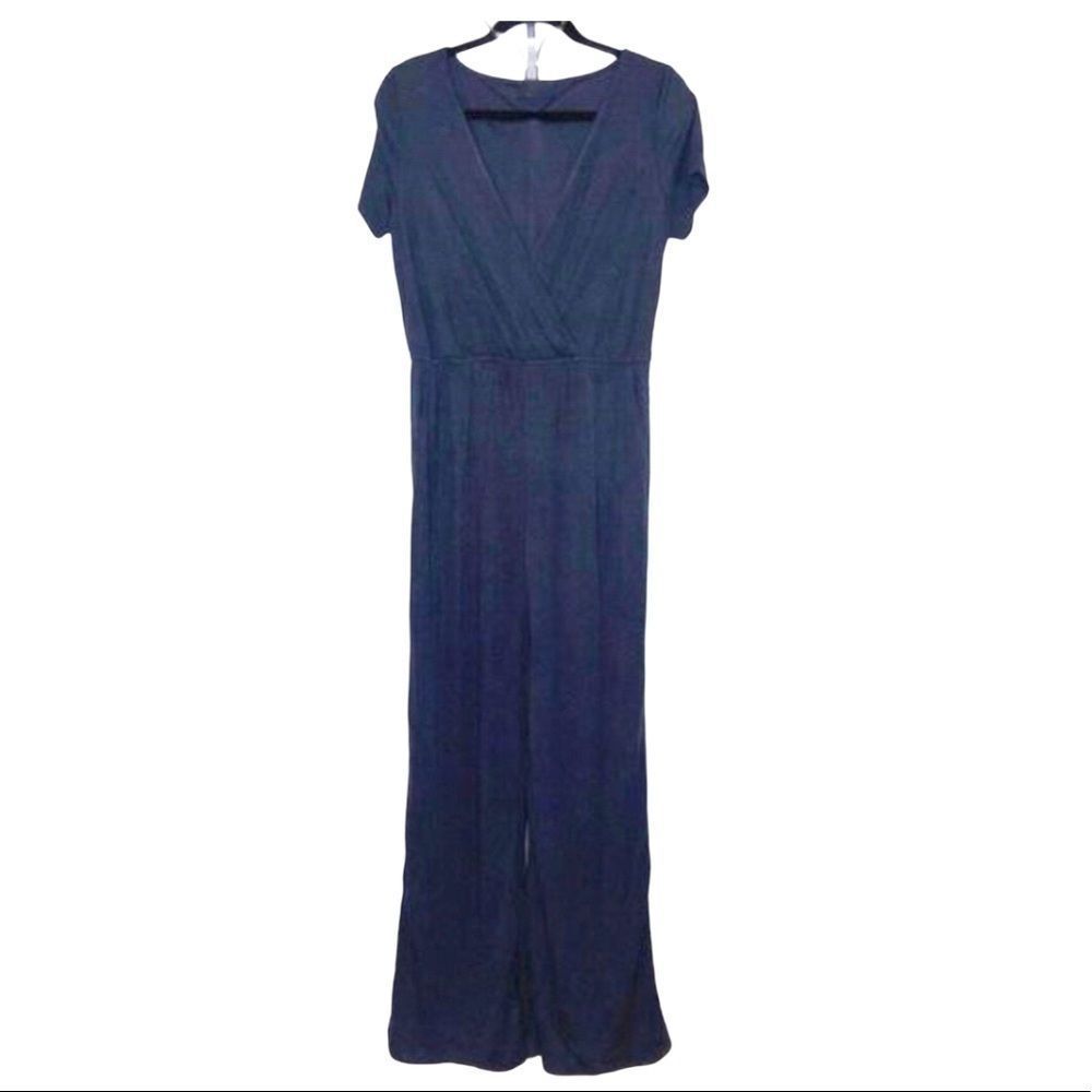 Croche Jumpsuit Modal Blend Size Med Ribbed Knit